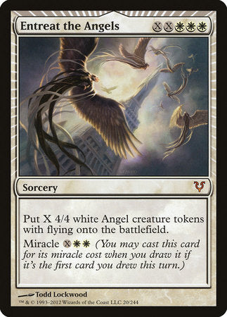 Entreat the Angels [Avacyn Restored] | Jomio and Rueliete's Cards and Comics