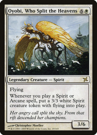 Oyobi, Who Split the Heavens [Betrayers of Kamigawa] | Jomio and Rueliete's Cards and Comics