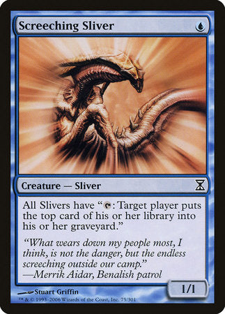 Screeching Sliver [Time Spiral] | Jomio and Rueliete's Cards and Comics