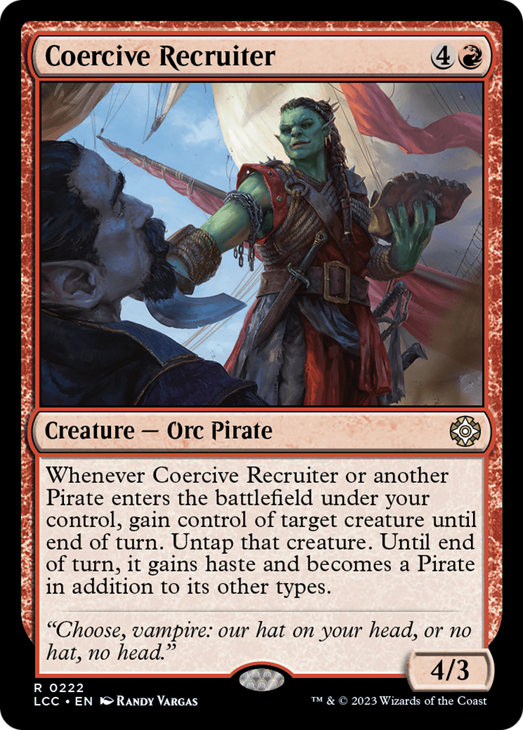 Coercive Recruiter [The Lost Caverns of Ixalan Commander] | Jomio and Rueliete's Cards and Comics