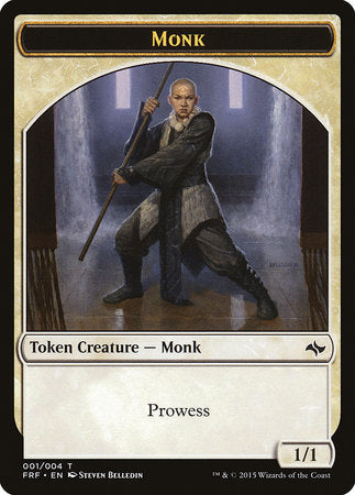 Monk Token [Fate Reforged Tokens] | Jomio and Rueliete's Cards and Comics