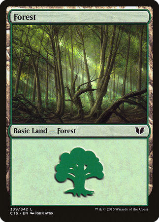 Forest (339) [Commander 2015] | Jomio and Rueliete's Cards and Comics