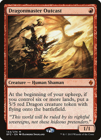 Dragonmaster Outcast [Battle for Zendikar] | Jomio and Rueliete's Cards and Comics