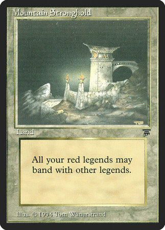 Mountain Stronghold [Legends] | Jomio and Rueliete's Cards and Comics