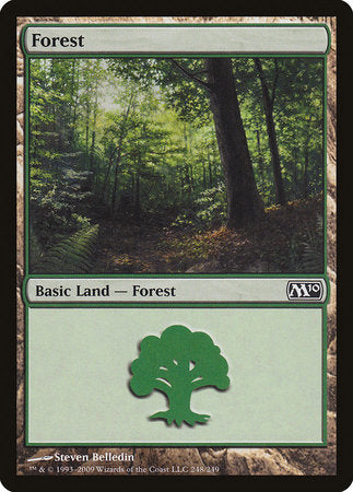 Forest (248) [Magic 2010] | Jomio and Rueliete's Cards and Comics