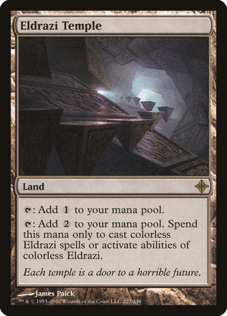 Eldrazi Temple [Rise of the Eldrazi] | Jomio and Rueliete's Cards and Comics