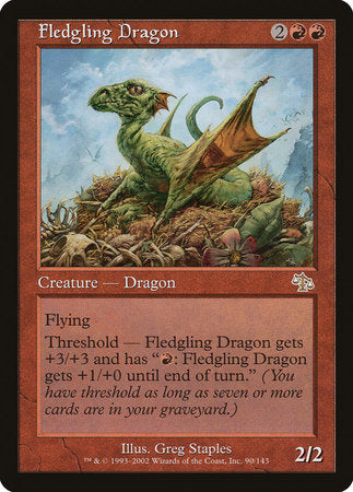 Fledgling Dragon [Judgment] | Jomio and Rueliete's Cards and Comics