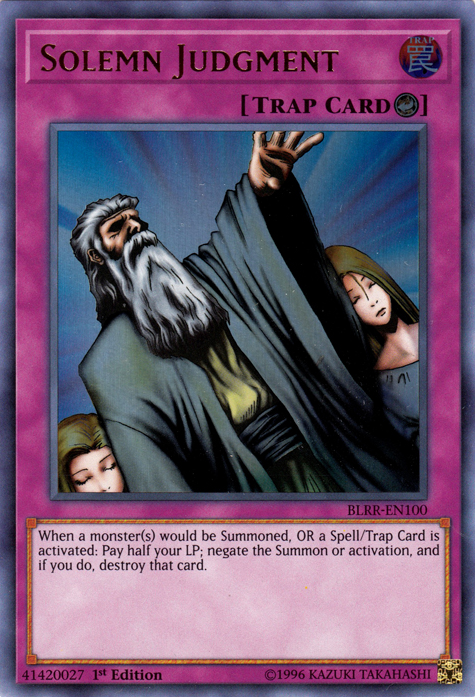 Solemn Judgment [BLRR-EN100] Ultra Rare | Jomio and Rueliete's Cards and Comics