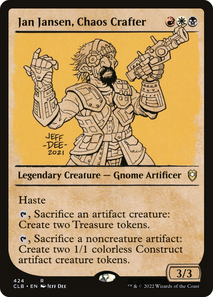 Jan Jansen, Chaos Crafter (Showcase) [Commander Legends: Battle for Baldur's Gate] | Jomio and Rueliete's Cards and Comics