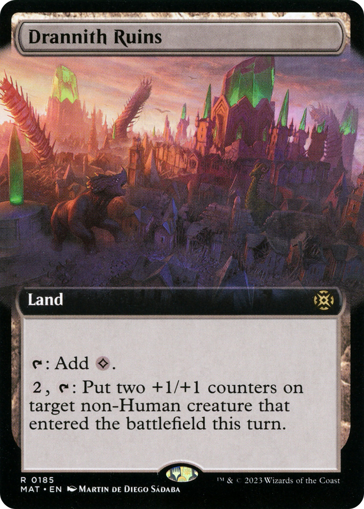 Drannith Ruins (Extended Art) [March of the Machine: The Aftermath] | Jomio and Rueliete's Cards and Comics