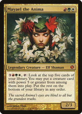 Mayael the Anima [Shards of Alara] | Jomio and Rueliete's Cards and Comics