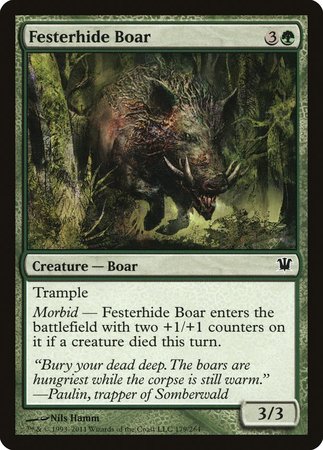 Festerhide Boar [Innistrad] | Jomio and Rueliete's Cards and Comics