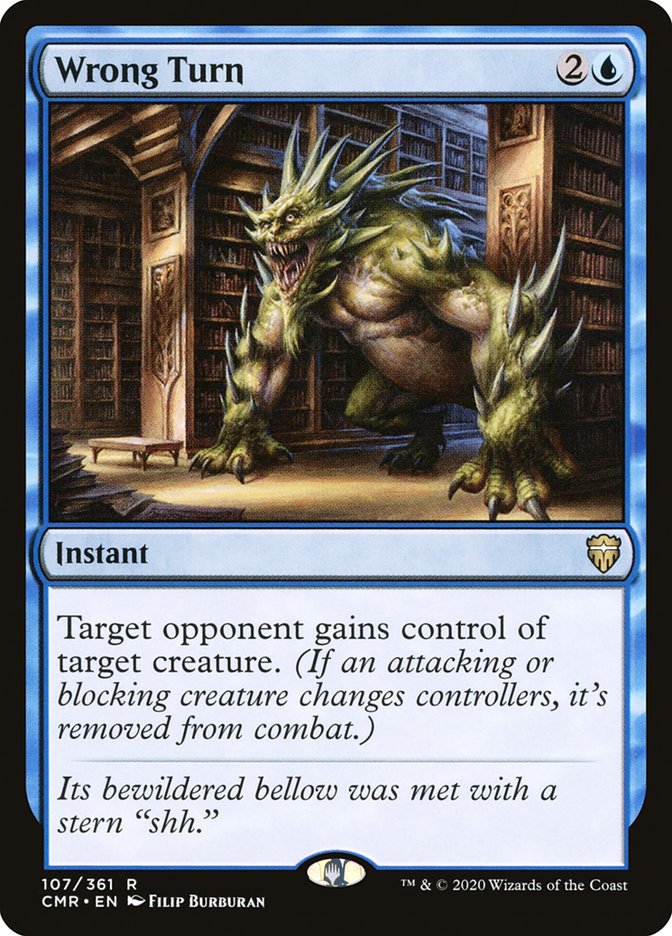 Wrong Turn [Commander Legends] | Jomio and Rueliete's Cards and Comics