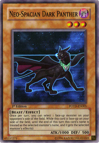 Neo-Spacian Dark Panther [POTD-EN005] Super Rare | Jomio and Rueliete's Cards and Comics