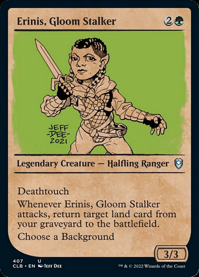 Erinis, Gloom Stalker (Showcase) [Commander Legends: Battle for Baldur's Gate] | Jomio and Rueliete's Cards and Comics