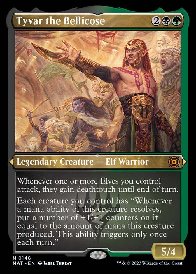 Tyvar the Bellicose (Foil Etched) [March of the Machine: The Aftermath] | Jomio and Rueliete's Cards and Comics