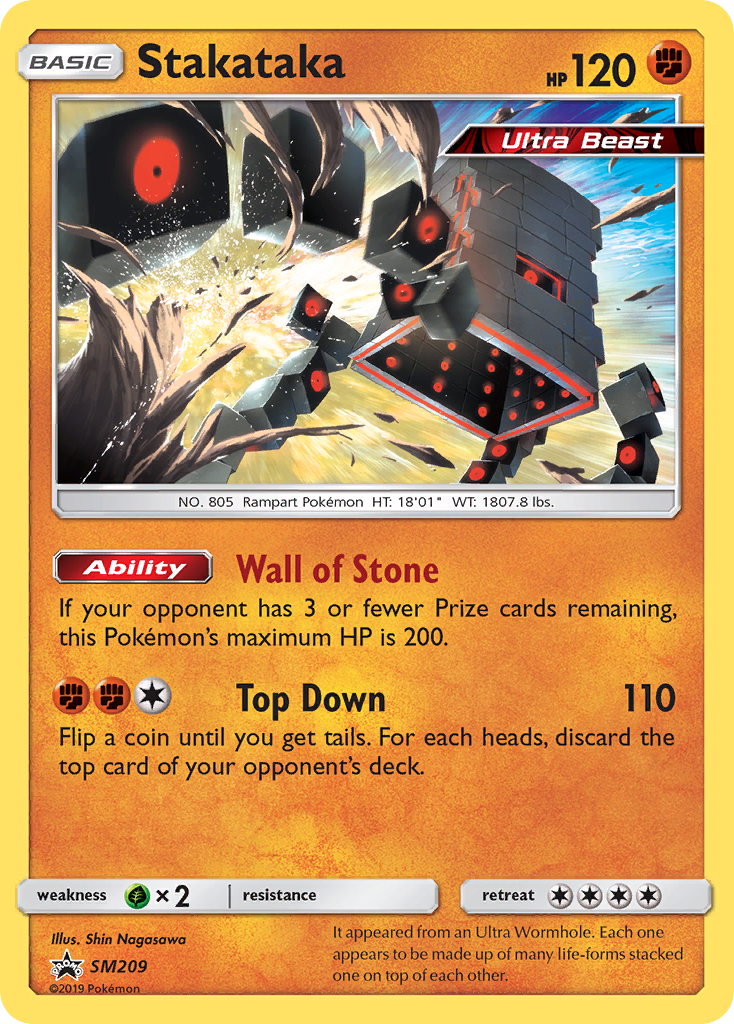 Stakataka (SM209) [Sun & Moon: Black Star Promos] | Jomio and Rueliete's Cards and Comics