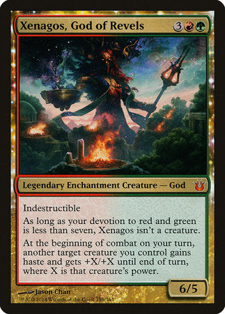 Xenagos, God of Revels [Born of the Gods] | Jomio and Rueliete's Cards and Comics