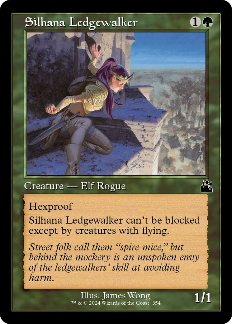 Silhana Ledgewalker (Retro Frame) [Ravnica Remastered] | Jomio and Rueliete's Cards and Comics