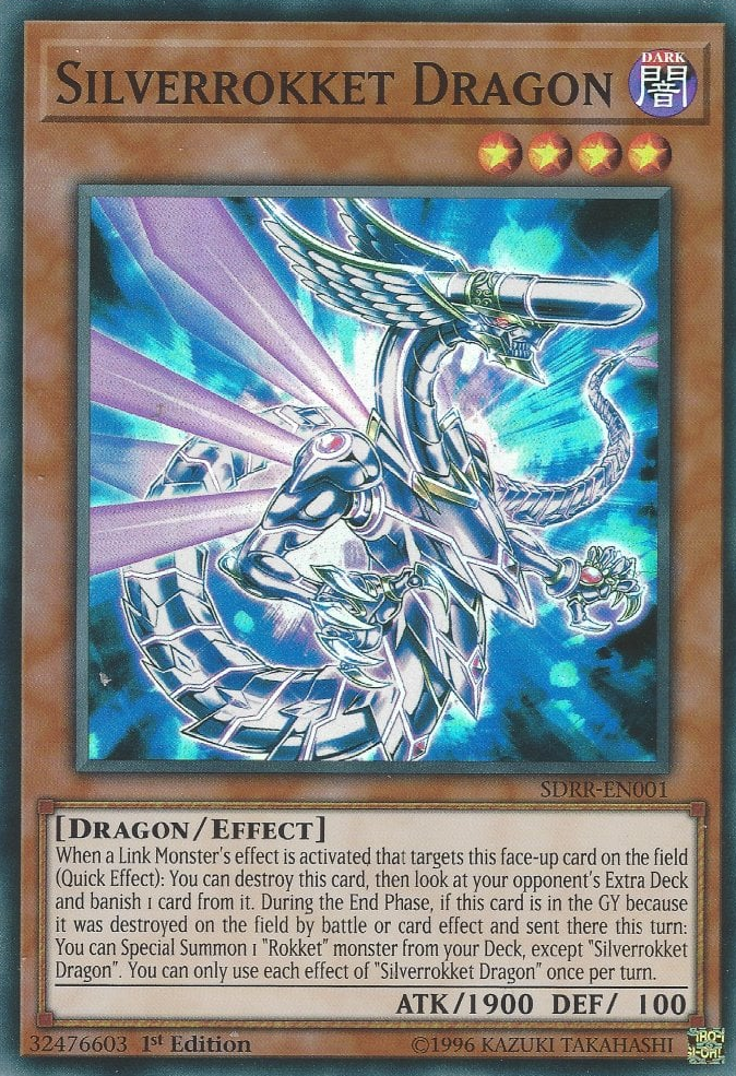 Silverrokket Dragon [SDRR-EN001] Super Rare | Jomio and Rueliete's Cards and Comics