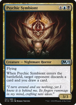 Psychic Symbiont [Core Set 2019] | Jomio and Rueliete's Cards and Comics