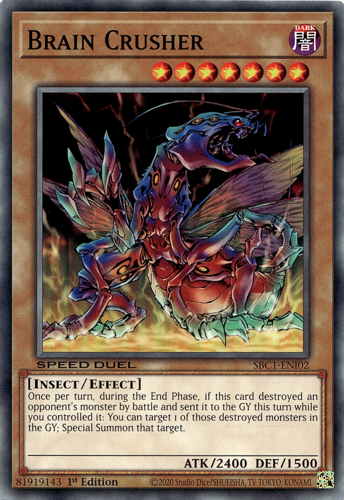 Brain Crusher [SBC1-ENI02] Common | Jomio and Rueliete's Cards and Comics