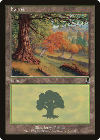 Forest (349) [Odyssey] | Jomio and Rueliete's Cards and Comics