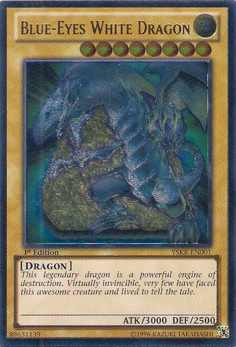 Blue-Eyes White Dragon (UTR) [YSKR-EN001] Ultimate Rare | Jomio and Rueliete's Cards and Comics