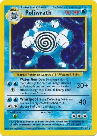 Poliwrath (13/102) [Base Set Unlimited] | Jomio and Rueliete's Cards and Comics
