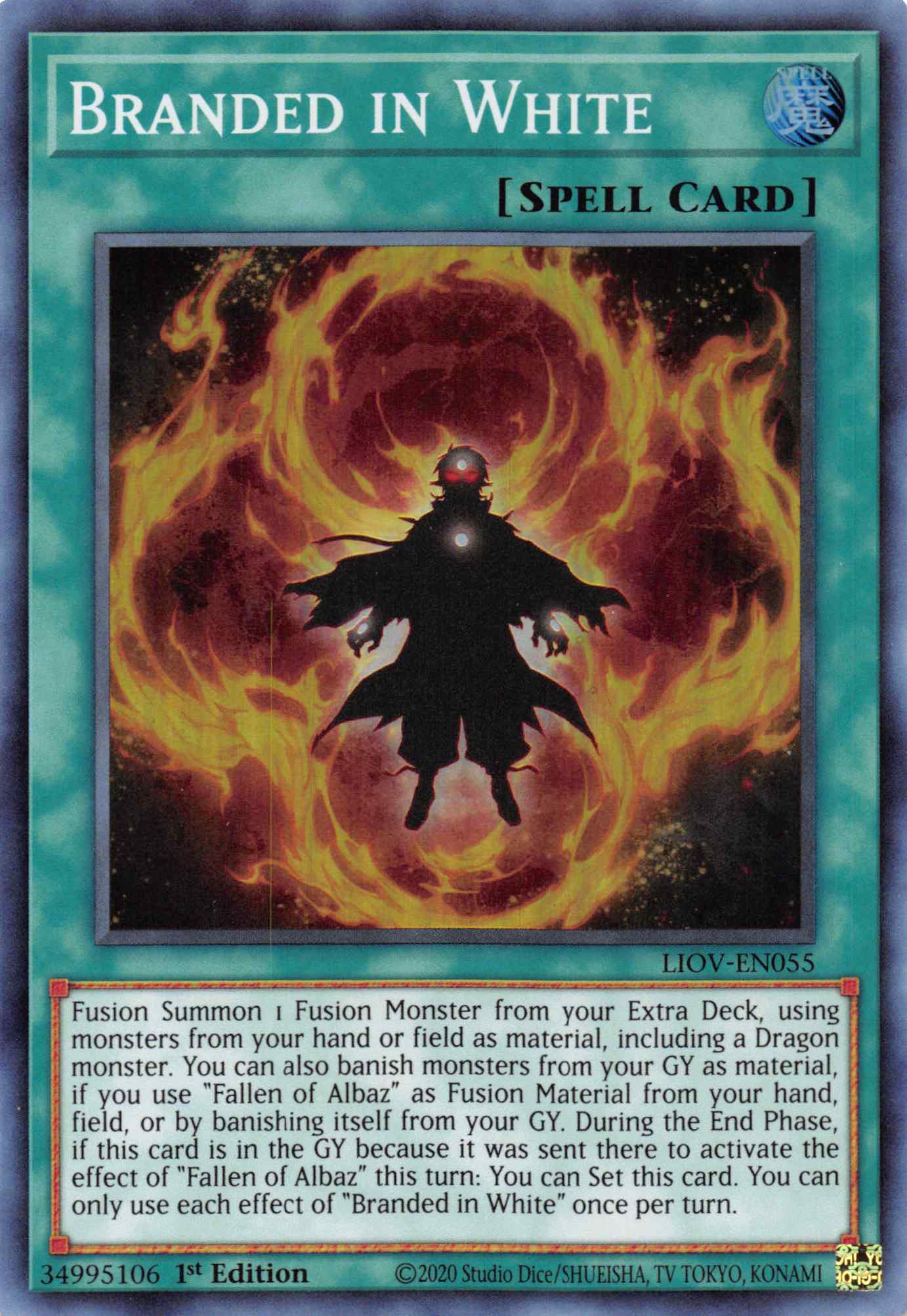 Branded in White [LIOV-EN055] Super Rare | Jomio and Rueliete's Cards and Comics