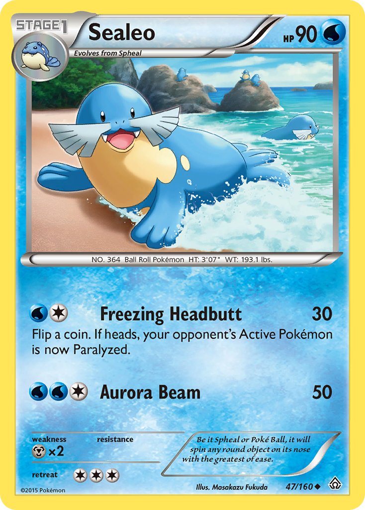 Sealeo (47/160) [XY: Primal Clash] | Jomio and Rueliete's Cards and Comics