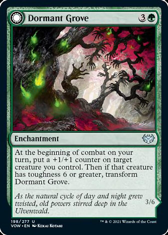 Dormant Grove // Gnarled Grovestrider [Innistrad: Crimson Vow] | Jomio and Rueliete's Cards and Comics