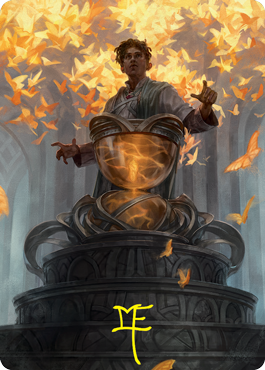 Introduction to Prophecy Art Card (Gold-Stamped Signature) [Strixhaven: School of Mages Art Series] | Jomio and Rueliete's Cards and Comics