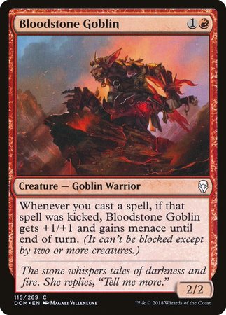 Bloodstone Goblin [Dominaria] | Jomio and Rueliete's Cards and Comics