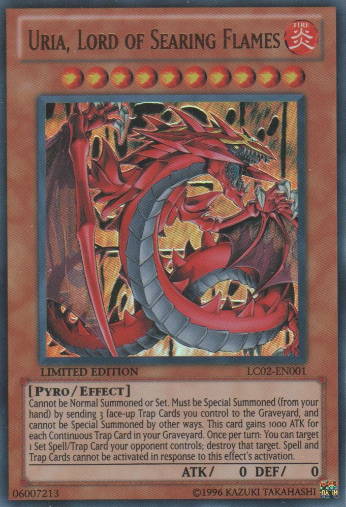 Uria, Lord of Searing Flames [LC02-EN001] Ultra Rare | Jomio and Rueliete's Cards and Comics