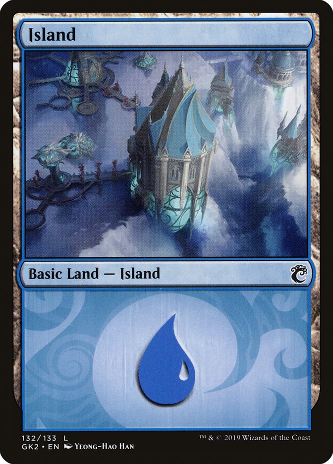 Island (132) [Ravnica Allegiance Guild Kit] | Jomio and Rueliete's Cards and Comics