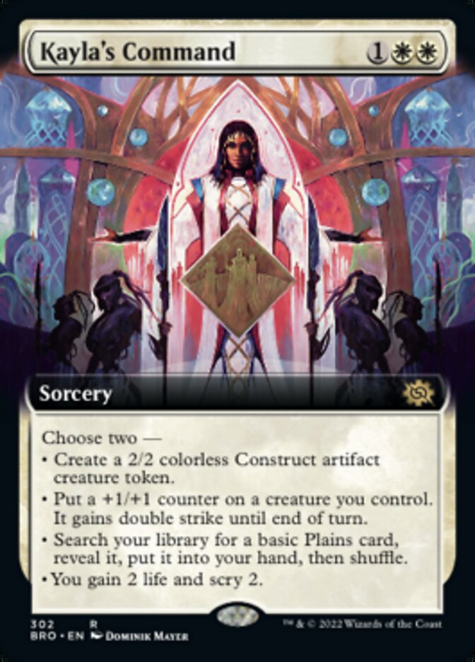 Kayla's Command (Extended Art) [The Brothers' War] | Jomio and Rueliete's Cards and Comics