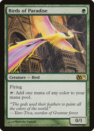 Birds of Paradise [Magic 2011] | Jomio and Rueliete's Cards and Comics