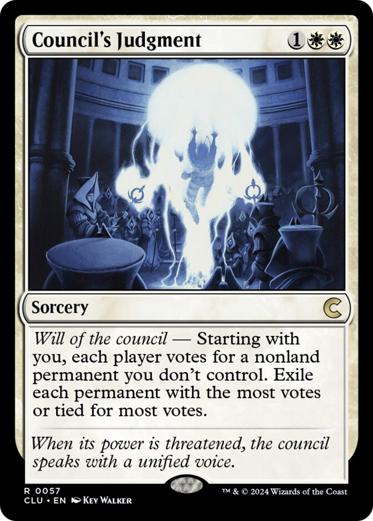 Council's Judgment [Ravnica: Clue Edition] | Jomio and Rueliete's Cards and Comics