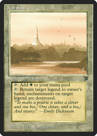 Karakas [Legends] | Jomio and Rueliete's Cards and Comics