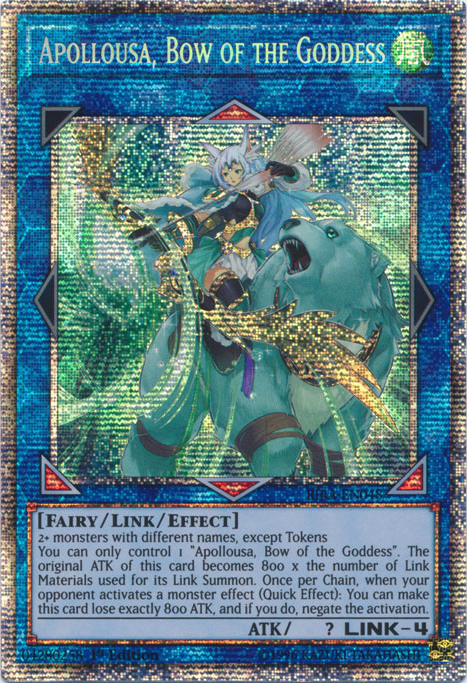 Apollousa, Bow of the Goddess (Starlight Rare) [RIRA-EN048] Starlight Rare | Jomio and Rueliete's Cards and Comics