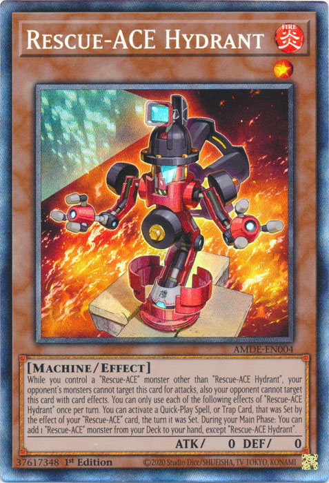 Rescue-ACE Hydrant [AMDE-EN004] Collector's Rare | Jomio and Rueliete's Cards and Comics