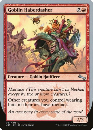 Goblin Haberdasher [Unstable] | Jomio and Rueliete's Cards and Comics