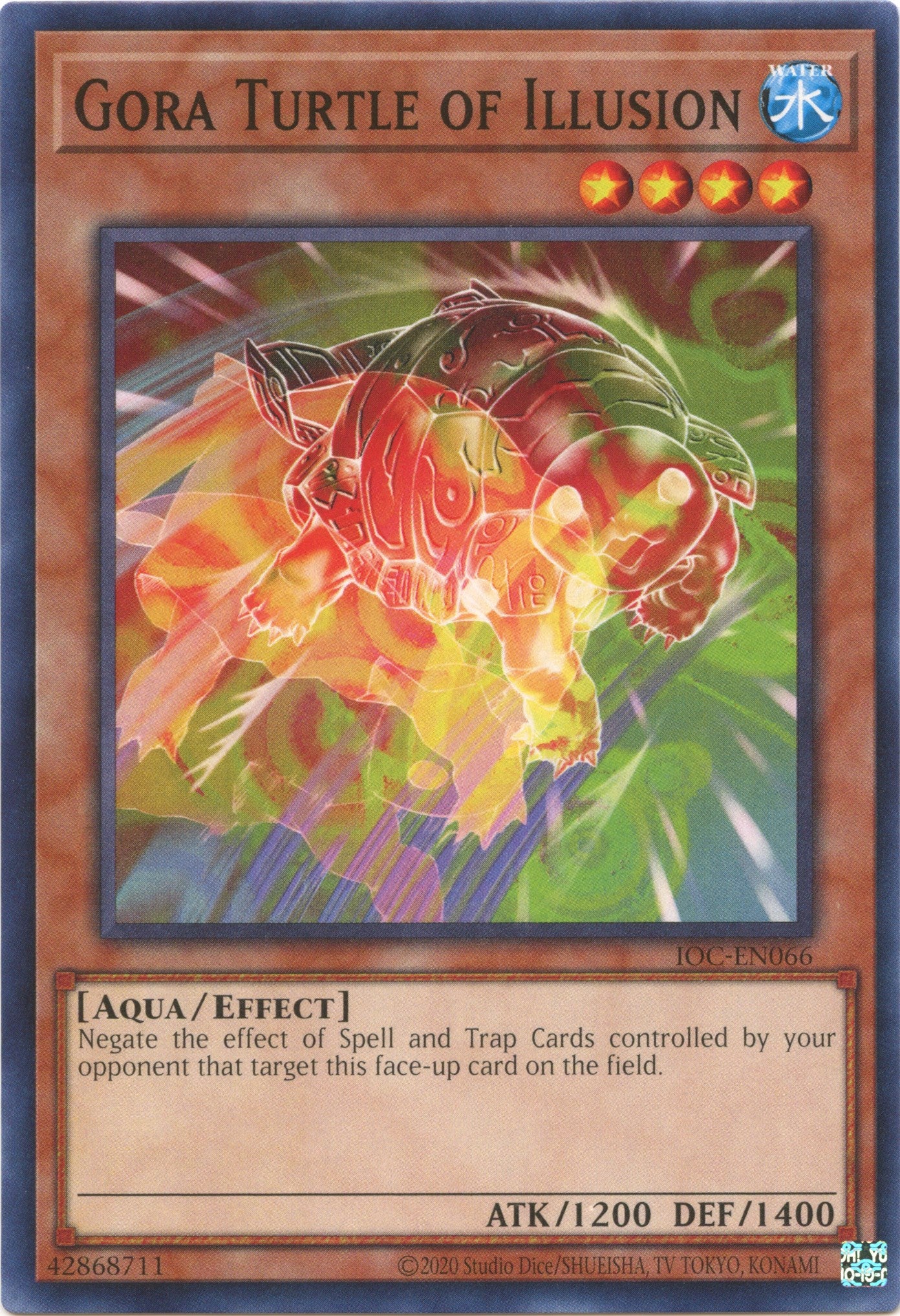 Gora Turtle of Illusion (25th Anniversary) [IOC-EN066] Common | Jomio and Rueliete's Cards and Comics