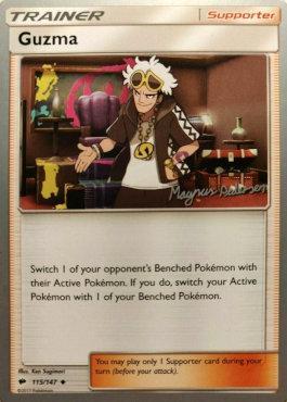 Guzma (115/147) (Garbanette - Magnus Pedersen) [World Championships 2018] | Jomio and Rueliete's Cards and Comics