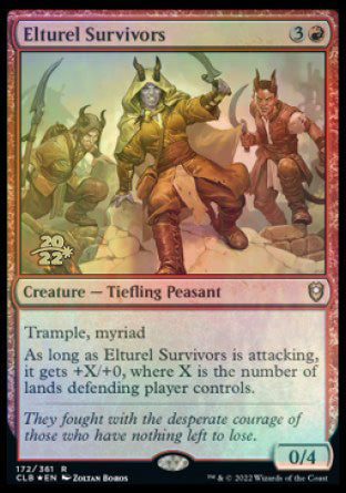 Elturel Survivors [Commander Legends: Battle for Baldur's Gate Prerelease Promos] | Jomio and Rueliete's Cards and Comics