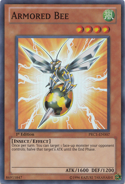 Armored Bee [PRC1-EN007] Super Rare | Jomio and Rueliete's Cards and Comics