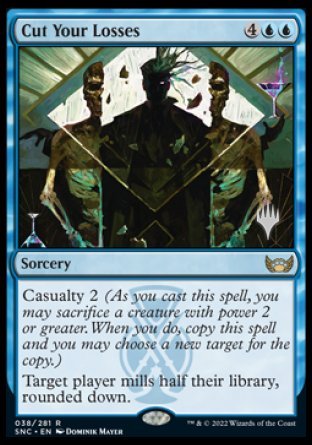 Cut Your Losses (Promo Pack) [Streets of New Capenna Promos] | Jomio and Rueliete's Cards and Comics