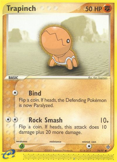 Trapinch (79/97) [EX: Dragon] | Jomio and Rueliete's Cards and Comics