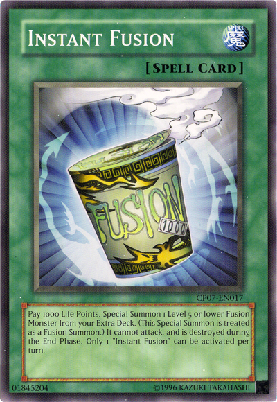 Instant Fusion [CP07-EN017] Common | Jomio and Rueliete's Cards and Comics